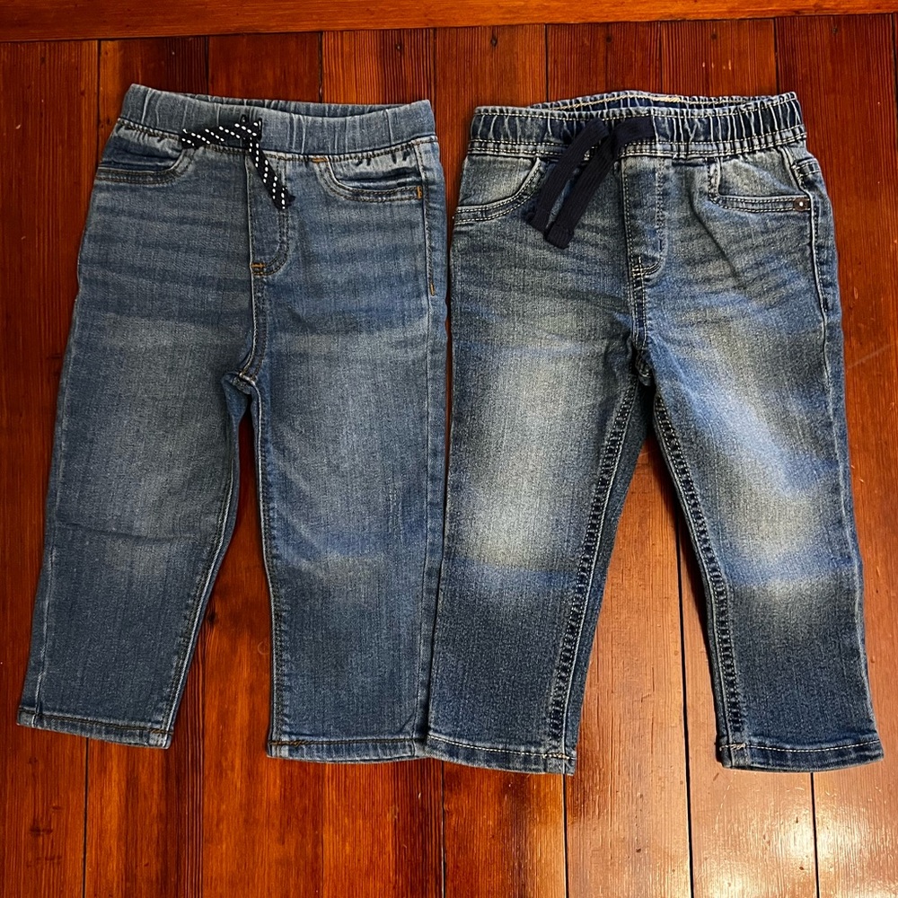 2 Pair Denim Jeans